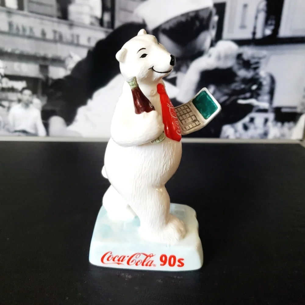 COCA-COLA | Enesco Polar Bears Through the Years: 1990s NIB/NWT - Picture 1 of 6